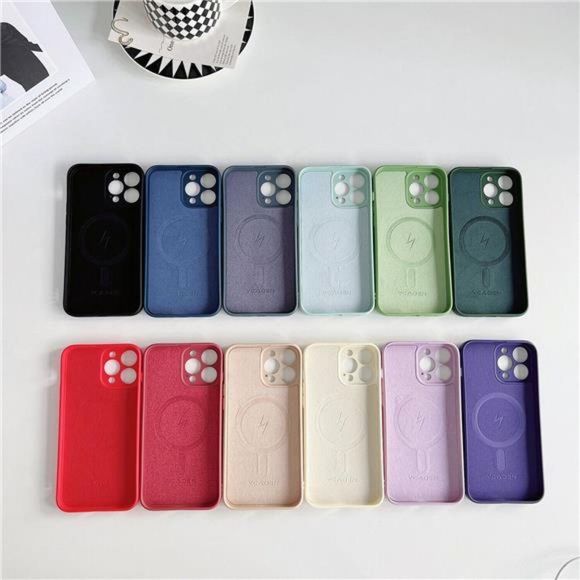 For iPhone 14 Pro Max 13 12 11 X XS Max XR 87 Mag Safe Soft Liquid Silicone Case - Picture 6 of 10